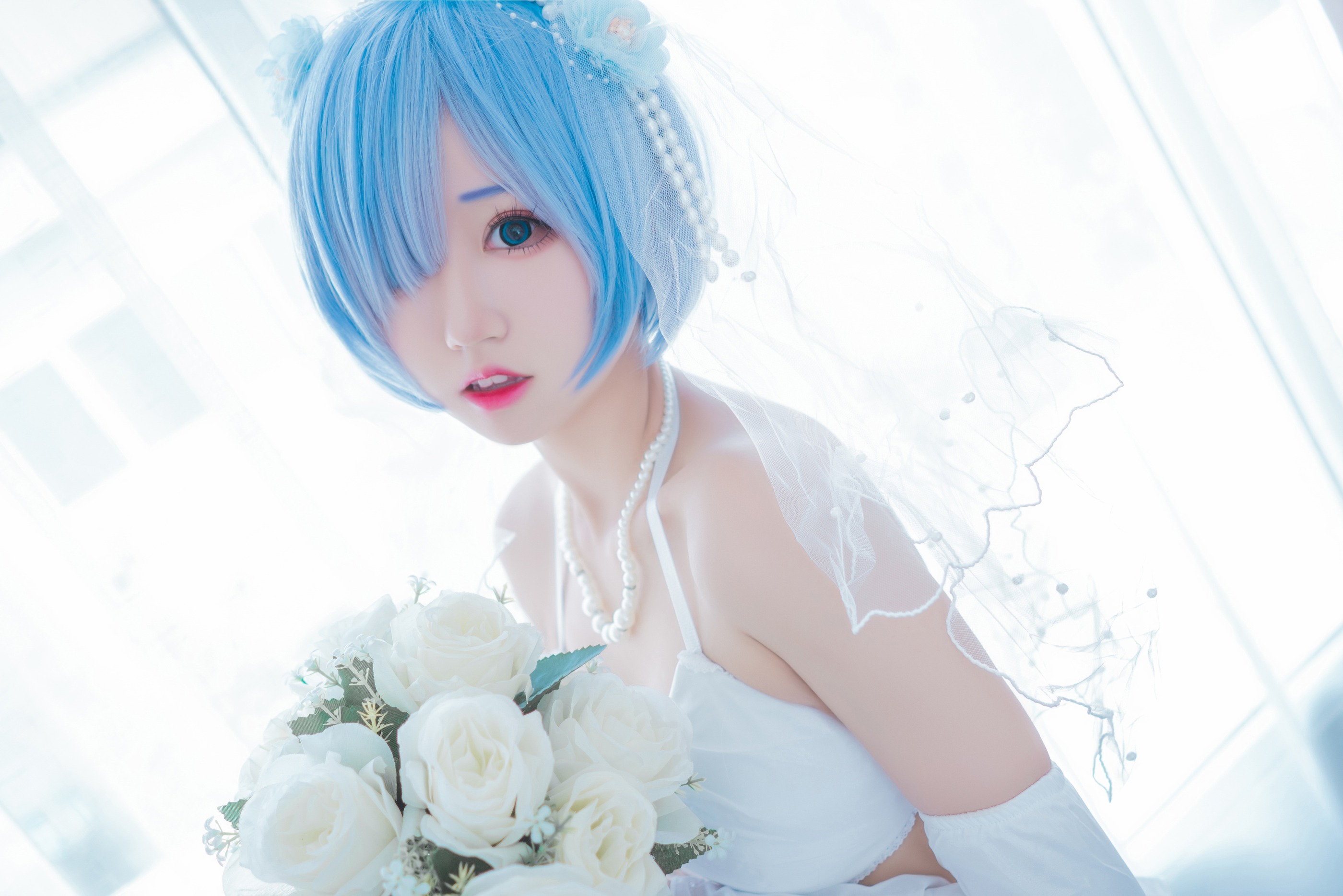 图片[1]-猫君君 – NO.023 _MaoJun 蕾姆内衣花嫁[41P]-XikXak